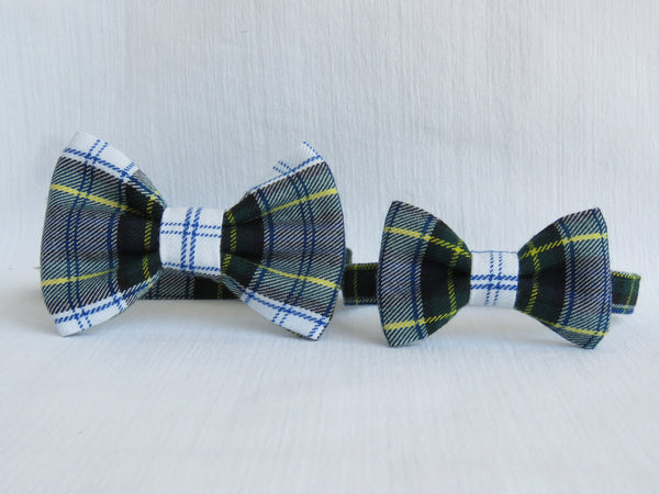 Gordon Tartan Dog Bow Tie