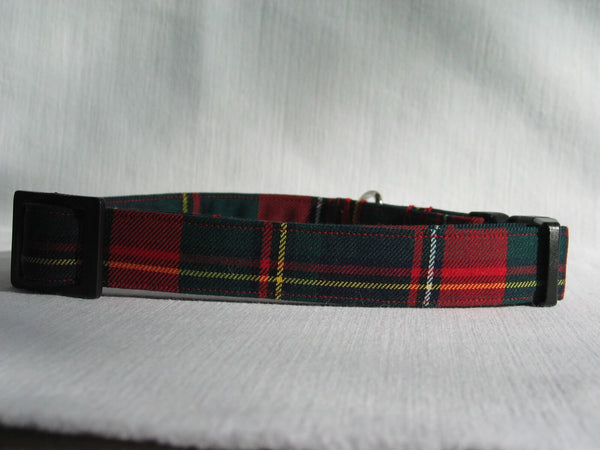 Quebec Tartan Dog Bow Tie, Matching Dog and Groom Bow Tie for Quebec Wedding, Plaid du Quebec Pet Collar Bow Tie, Pet Neckwear,