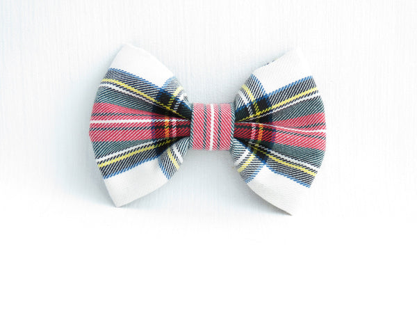 Dog Bow Tie, Dress Stewart Wedding Ring Bearer Bow Tie for Dogs, Plaid Pet Bow Ties,  Bow Tie for Birthday Dogs Photos