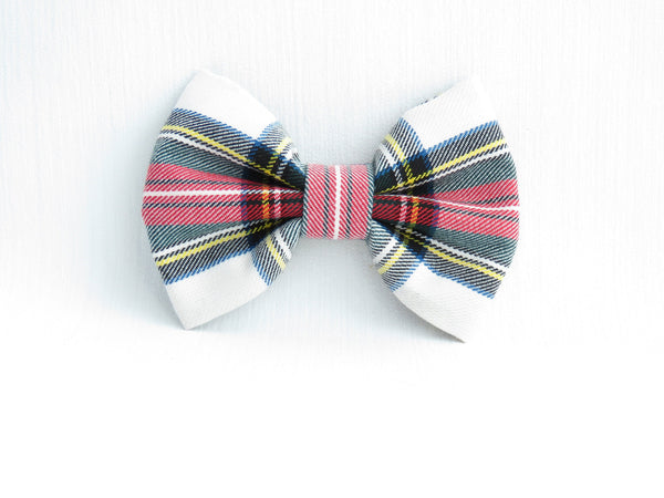 Dog Bow Tie in Dress Stewart Tartan