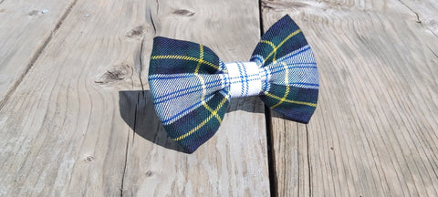 Dog Tie, Gordon Tartan Dog Bow Tie, Wedding Bow Tie for Dog Ring Bearer, Matching Bow Tie for Dog and Dog Dad, Gordon Pet Accessory,