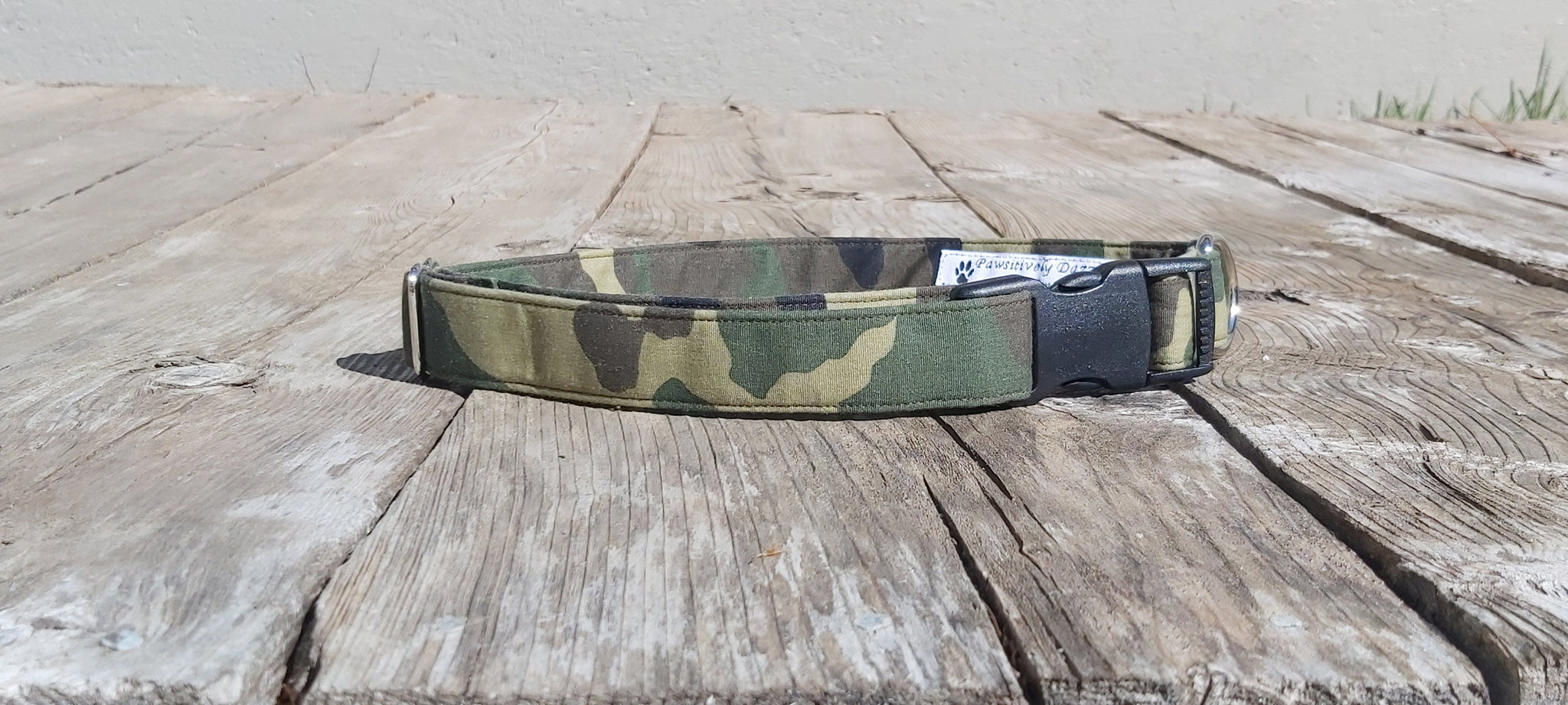 Dog Collar, Camouflage Dog Collar, Camo Pet Collar, Dog Dad Gift, Dog Groomer Thank You Gift, Camo Dog Collar Gift for Men