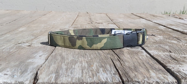 Collier pour chien camouflage