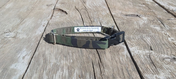 Dog Collar, Camouflage Dog Collar, Camo Pet Collar, Dog Dad Gift, Dog Groomer Thank You Gift, Camo Dog Collar Gift for Men