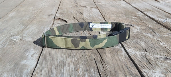 Dog Collar, Camouflage Dog Collar, Camo Pet Collar, Dog Dad Gift, Dog Groomer Thank You Gift, Camo Dog Collar Gift for Men