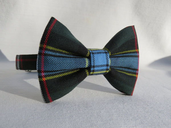 Labrador Tartan Bow Tie