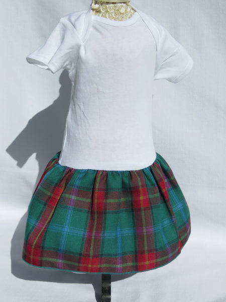 Manitoba Tartan Baby Onesie