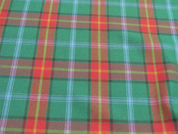 Manitoba Tartan Fabric - FREE SHIPPING