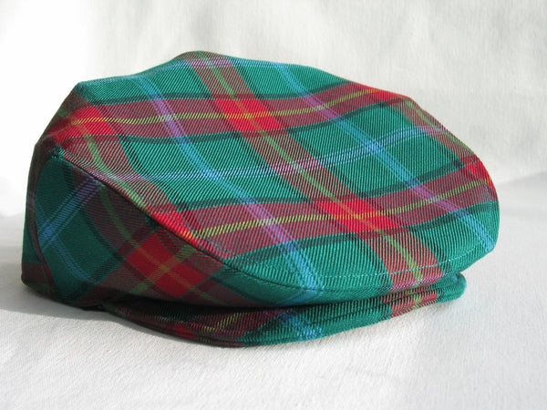 Manitoba Tartan Flat Cap Hat