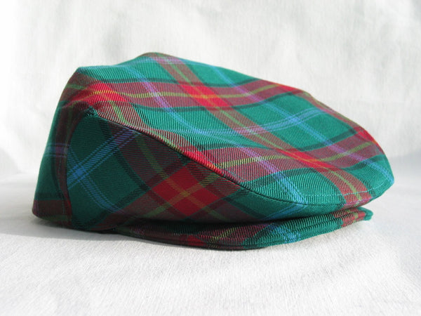 Manitoba Tartan Flat Cap Hat