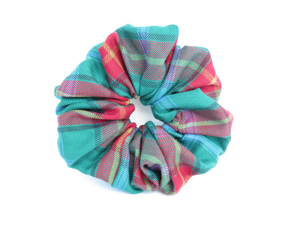 Manitoba Tartan Scrunchie