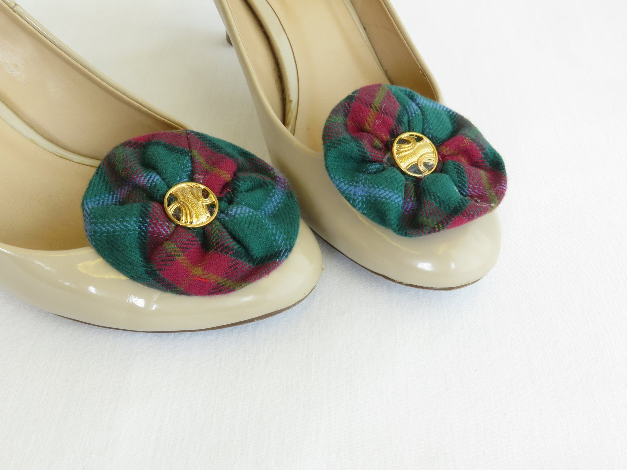 Manitoba Tartan Shoe Clips-Taylors Tartans