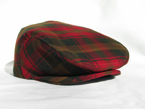 Maple Leaf Tartan Flat Cap-Taylors Tartans