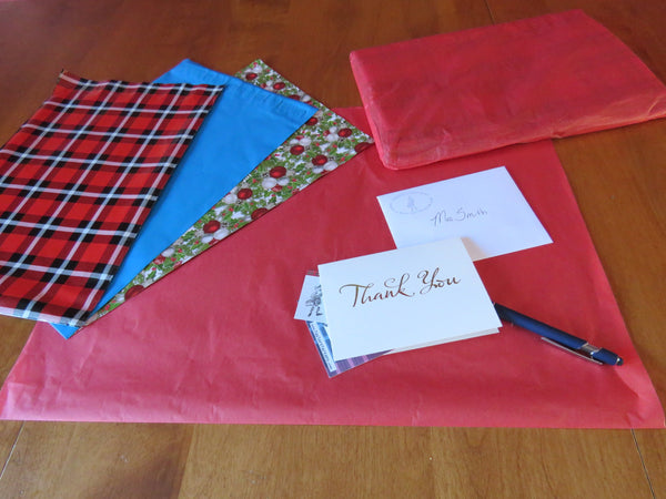 Quebec Tartan Navy and Red Bow Tie and Pocket Square