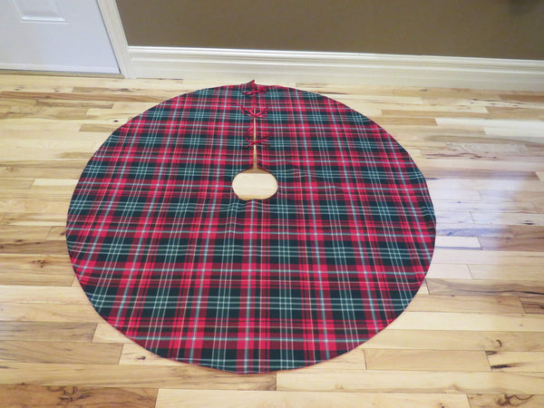 New Brunswick Tartan Christmas Tree Skirt