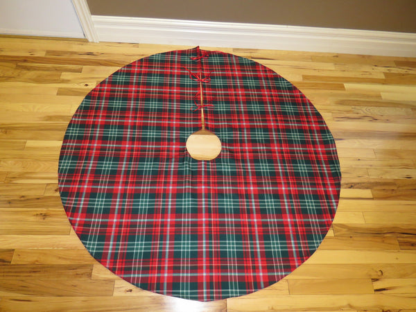 New Brunswick Tartan Christmas Tree Skirt