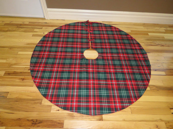 New Brunswick Tartan Christmas Tree Skirt