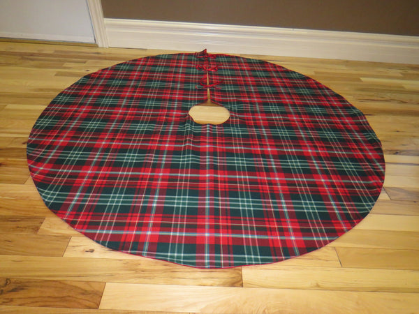New Brunswick Tartan Christmas Tree Skirt-Taylors Tartans