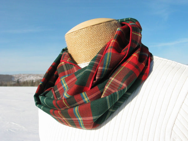 New Brunswick Tartan Infinity Scarf