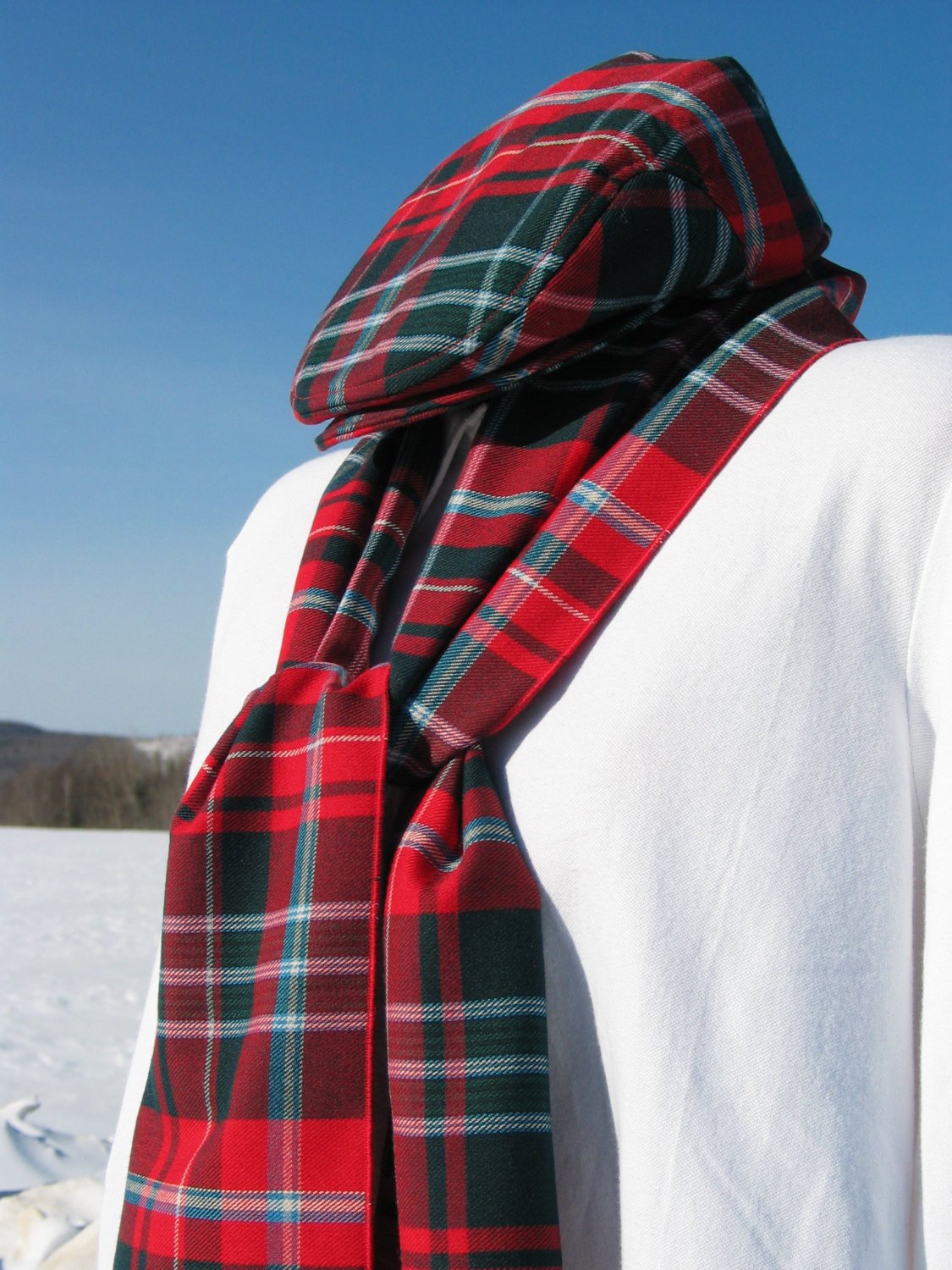 New Brunswick Tartan Scarf Flat Cap Combo-Taylors Tartans