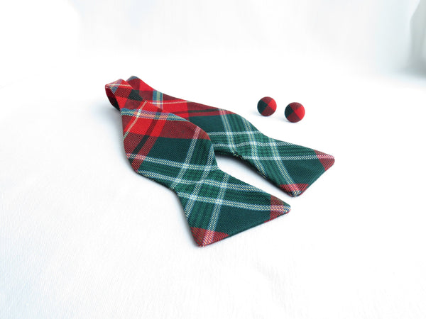 Nœud papillon à nouer en tartan du Nouveau-Brunswick