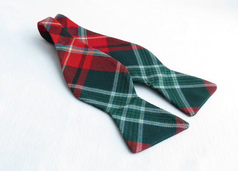 New Brunswick Tartan Self Tie Bow Tie-Taylors Tartans