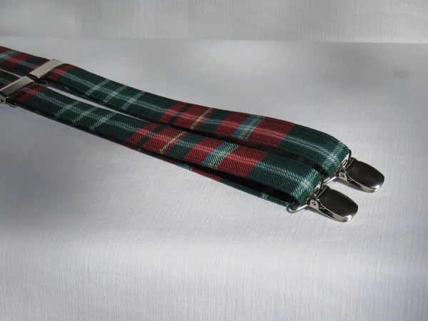 New Brunswick Tartan Suspenders-Taylors Tartans