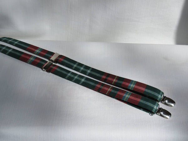 New Brunswick Tartan Suspenders