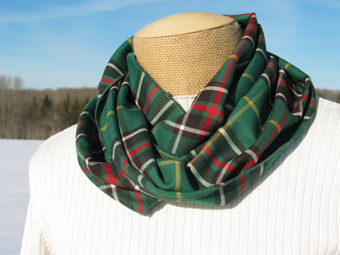 All American Infinity Scarf ~ Infinity Tartan Scarf ~ Funky Monkey - Funky  Monkey Fashion Accessories