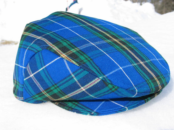 Casquette plate tartan de la Nouvelle-Écosse