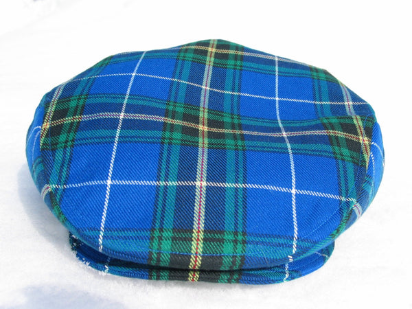 Casquette plate tartan de la Nouvelle-Écosse