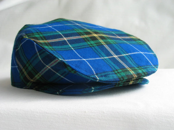 Nova Scotia Tartan Man Flat Cap, Suspenders, Bow Tie