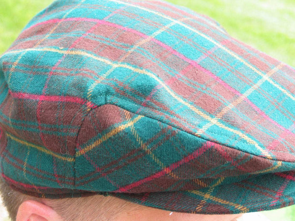 Casquette plate tartan de l'Ontario