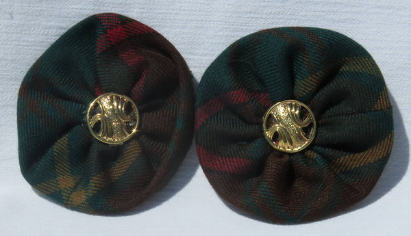 Ontario Tartan Shoe Clips