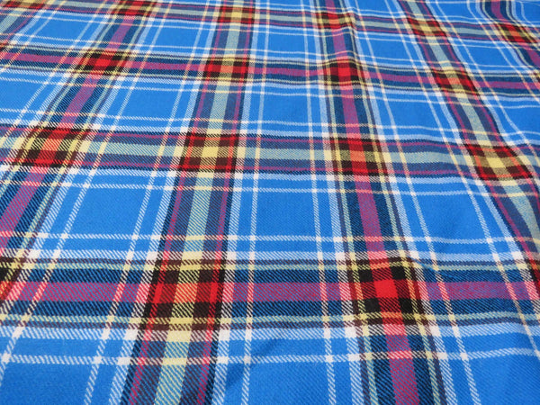 Blue plaid Tartan Fabric-Taylors Tartans