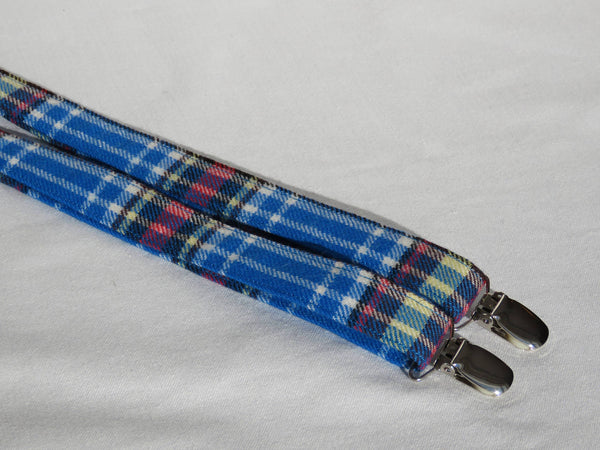 Oromocto Tartan Flat Cap Suspenders and Bow Tie