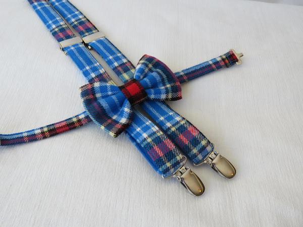 Oromocto Tartan Suspenders and Bow Tie Set-Taylors Tartans
