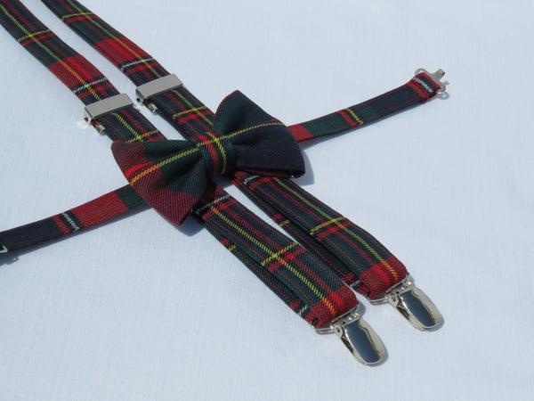 Plaid du Quebec Freestyle Bow Tie