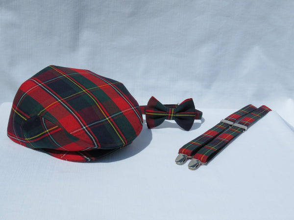 Plaid du Quebec Tartan Freestyle Bow Tie