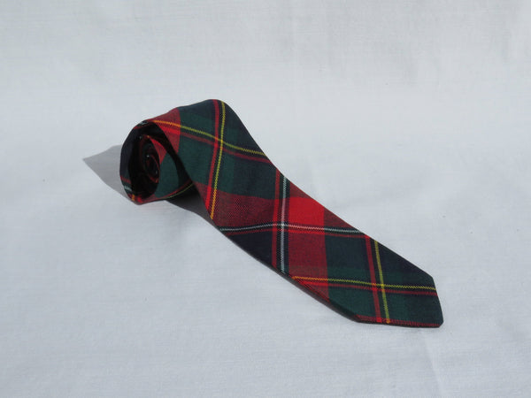 Plaid du Quebec Tartan Necktie