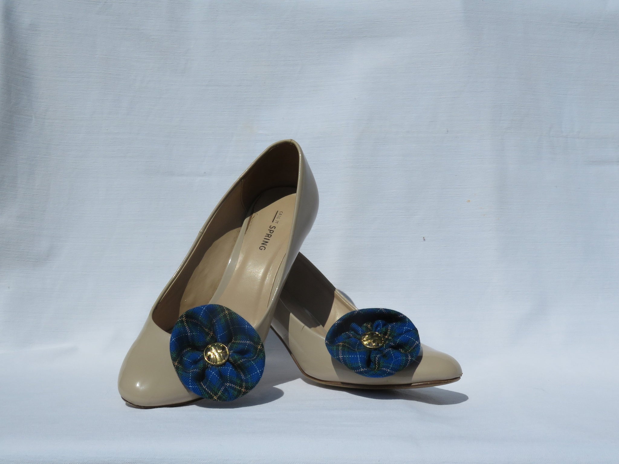 Nova Scotia Tartan Shoe Flower