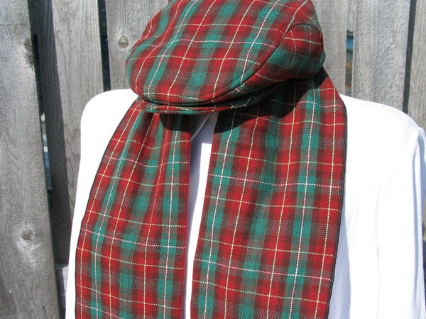 Prince Edward Island Tartan Flat Cap and Scarf Set-Taylors Tartans