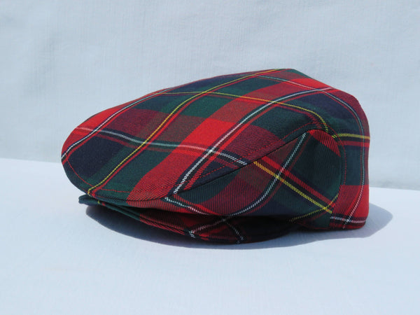 Quebec Tartan Flat Cap-Taylors Tartans