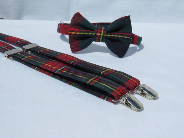 Quebec Tartan Suspender