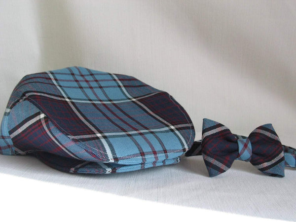 RCAF Royal Canadian Air Force Tartan Flat Cap