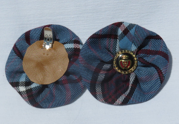 RCAF Tartan Shoe Clips