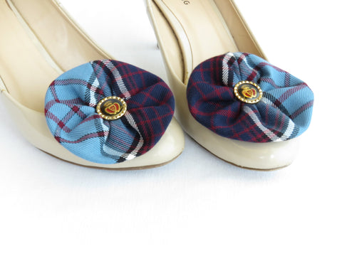 RCAF Tartan Shoe Clips-Taylors Tartans