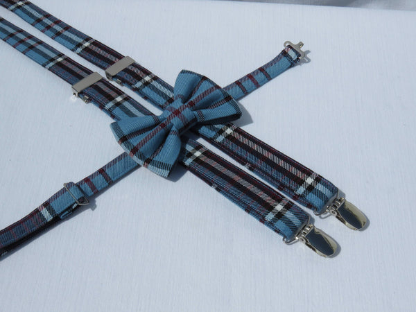 RCAF Tartan Suspenders and Bow Tie Set
