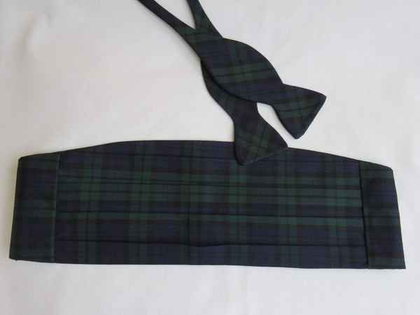 Ceinture et cravate en tartan de l'Aviation royale canadienne