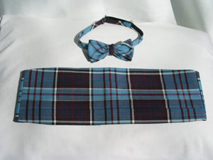 Royal Canadian Air Force Tartan Cummerbund and Tie-Taylors Tartans